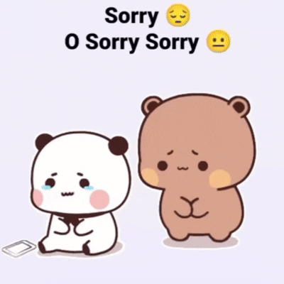 Cute Sorry Bear